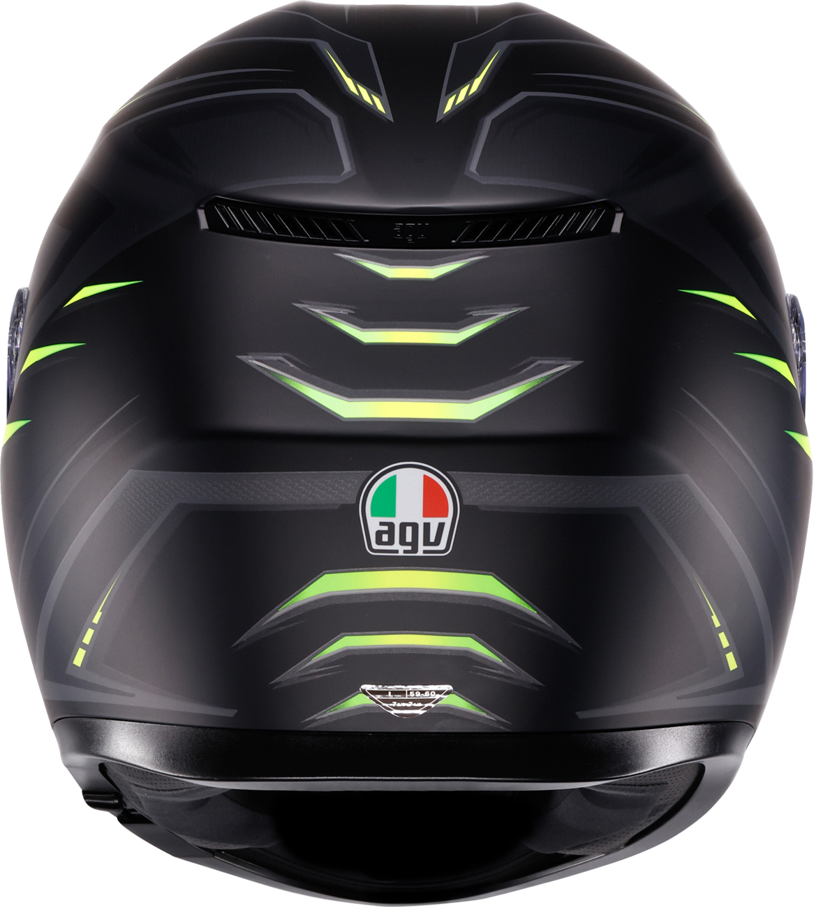 AGV K3 Helmet - Syth - Matte Black/Yellow Fluo - Large 2118381004-026-L