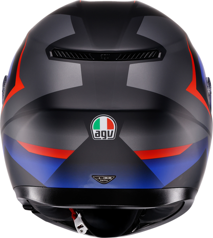 AGV K3 Helmet - Striga - Matte Black/Blue/Red - Large 2118381004-024-L