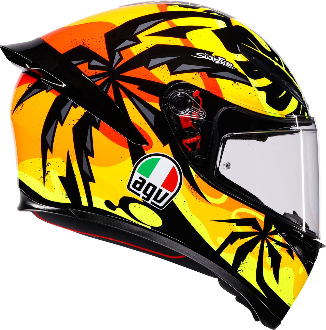AGV K1 S Helmet - Tropicrush - Black/Orange - Small 2118394018-070-S