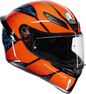 AGV K1 S Helmet - Speedarmor - Black/Orange/Blue - Large 2118394018-074-L