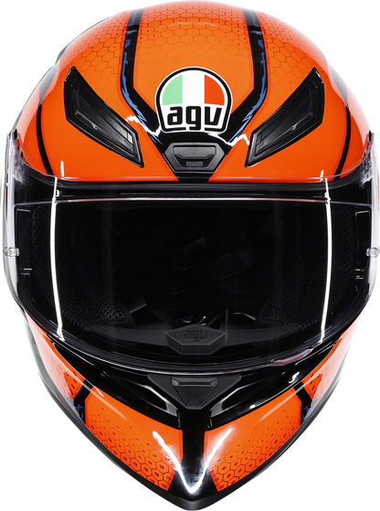 AGV K1 S Helmet - Speedarmor - Black/Orange/Blue - Large 2118394018-074-L