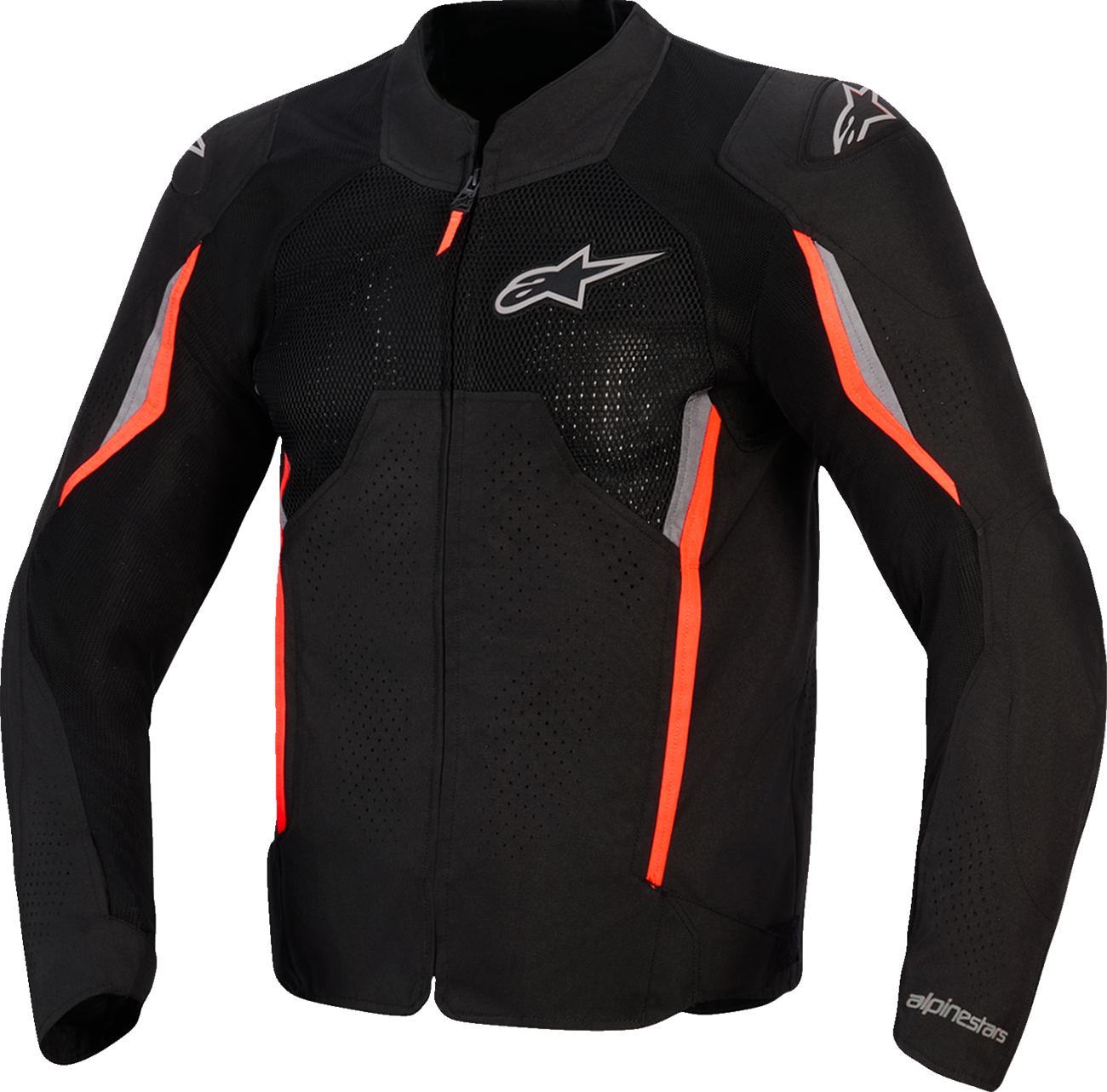 ALPINESTARS AST v3 Air Jacket - Black/Dark Gray/Red Fluo - 3XL 3300426-1051-3XL