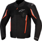 ALPINESTARS AST v3 Air Jacket - Black/Dark Gray/Red Fluo - 3XL 3300426-1051-3XL