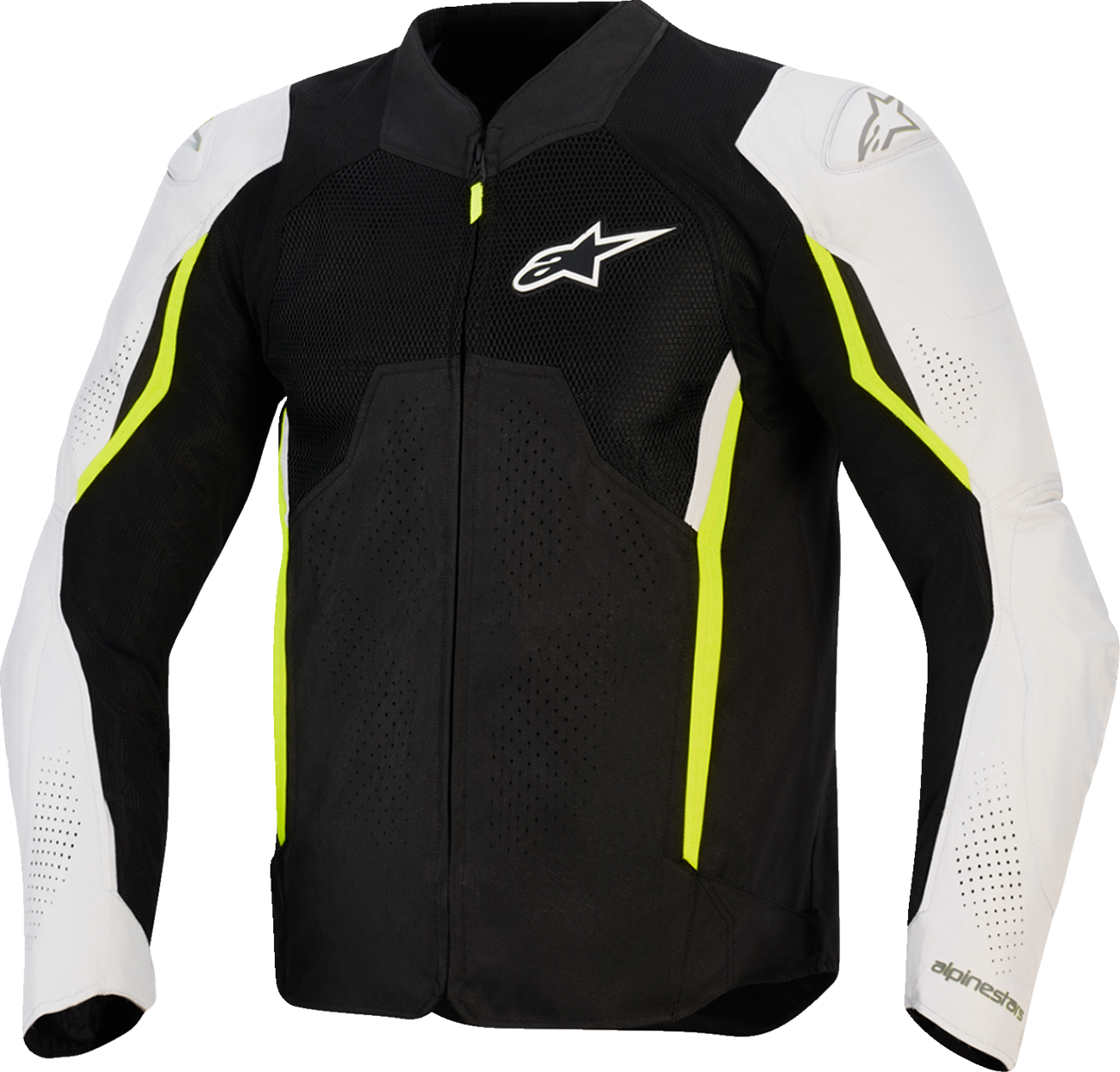 ALPINESTARS AST v3 Air Jacket - Black/Silver/Yellow Fluo - Medium 3300426-159-M