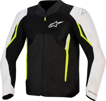 ALPINESTARS AST v3 Air Jacket - Black/Silver/Yellow Fluo - Medium 3300426-159-M