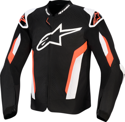 ALPINESTARS T-GP Air Jacket - Black/Red Fluo - 3XL 3300626-1030-3XL
