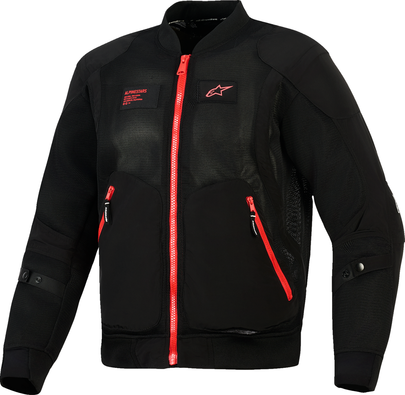 ALPINESTARS Flight Air Jacket - Black/Bright Red - 3XL 3300726-1303-3XL
