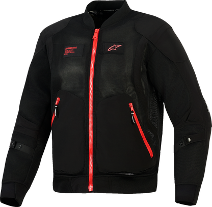 ALPINESTARS Flight Air Jacket - Black/Bright Red - 3XL 3300726-1303-3XL