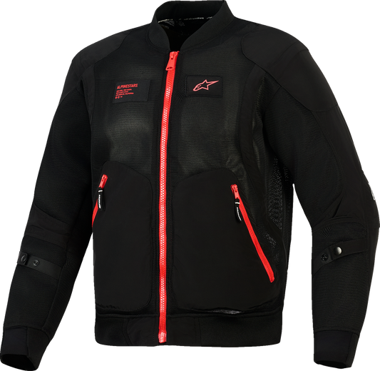 ALPINESTARS Flight Air Jacket - Black/Bright Red - 3XL 3300726-1303-3XL