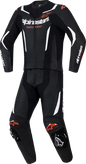 ALPINESTARS GP Force v2 2-Piece Leather Suit - Black/White/Red Fluo - US 50 / EU 60 3160126-1231-60