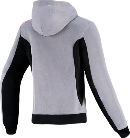 ALPINESTARS Stella Chrome Super Airflow Hoodie - Mid Gray/Black/Pink - 2XL 4210126-9299-2XL