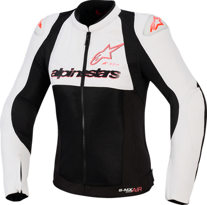 ALPINESTARS Stella SMX Air Jacket - Ice Gray/Black/Coral Fluo - 2XL 3316523-9297-2XL