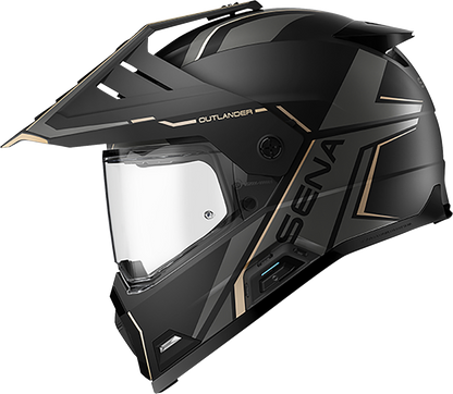 SENA Outlander Helmet - Matte Black - Large OUTLANDER-MB00L1