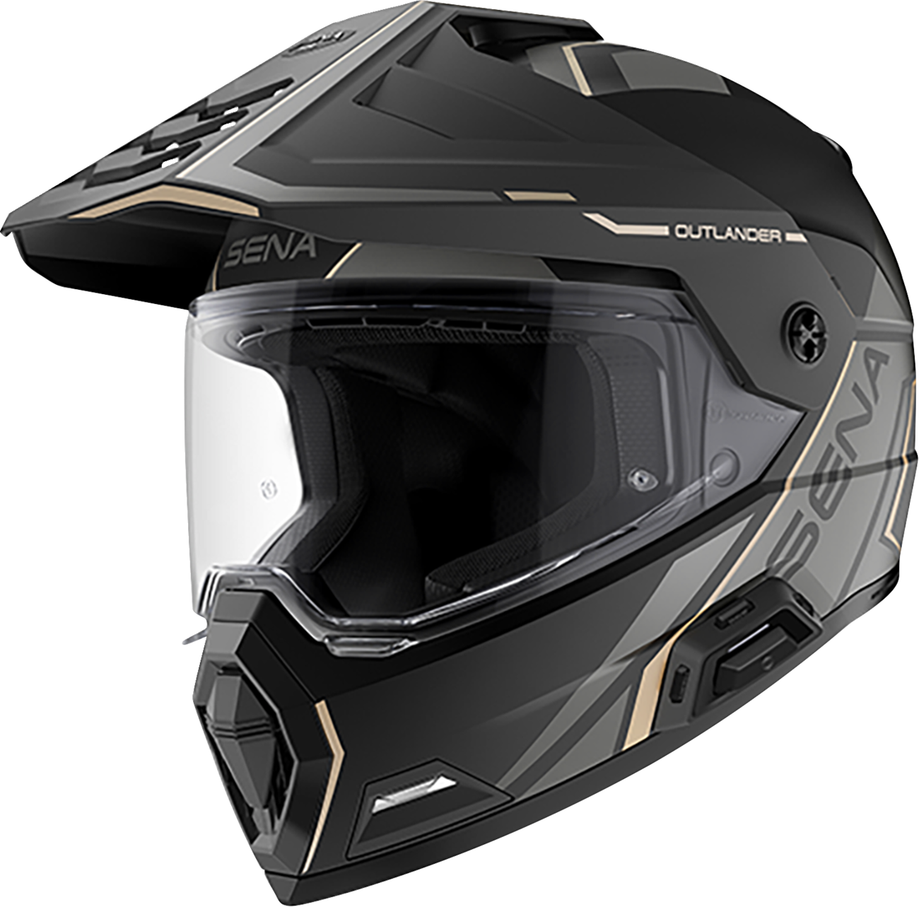 SENA Outlander Helmet - Matte Black - XL OUTLANDER-MB0XL1