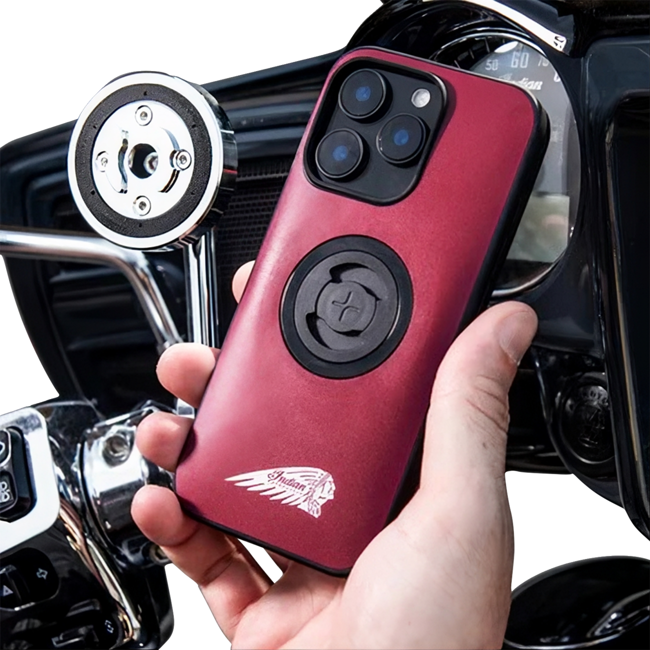 SP CONNECT Indian Phone Case - iPhone 17 Pro - Red 50804