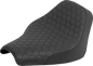SADDLEMEN Renegade™ Solo Seat - Honeycomb - Black Stitch - FXST/FXBB '18-'25 818-30-003