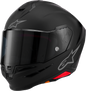 ALPINESTARS Supertech R7 Helmet - 22.06 - Solid - Matte Black - Small 8202126-110-S