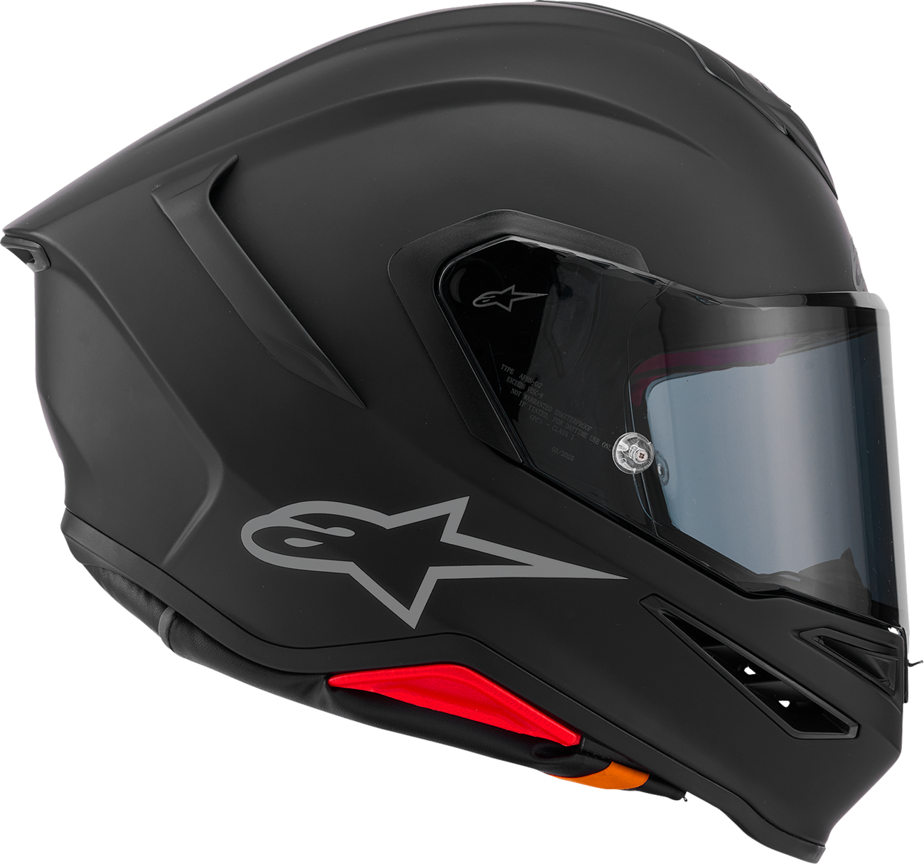 ALPINESTARS Supertech R7 Helmet - 22.06 - Solid - Matte Black - Small 8202126-110-S