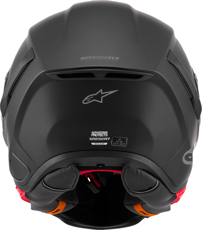 ALPINESTARS Supertech R7 Helmet - 22.06 - Solid - Matte Black - Small 8202126-110-S