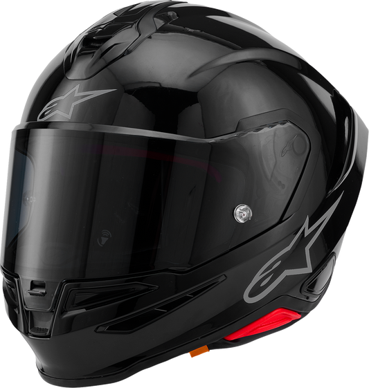 ALPINESTARS Supertech R7 Helmet - 22.06 - Solid - Gloss Black - XS 8202126-1180-XS