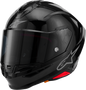 ALPINESTARS Supertech R7 Helmet - 22.06 - Solid - Gloss Black - XS 8202126-1180-XS