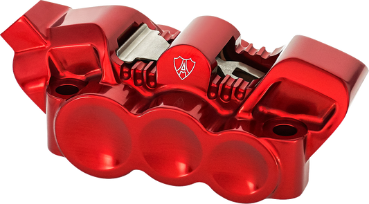 ARLEN NESS Monoblock Radial Brake Caliper - 100 mm - Left - Red 320-136