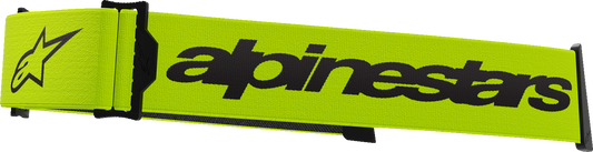 ALPINESTARS GOGGLES Supertech Goggle Strap - Yellow/Black 9400125-551
