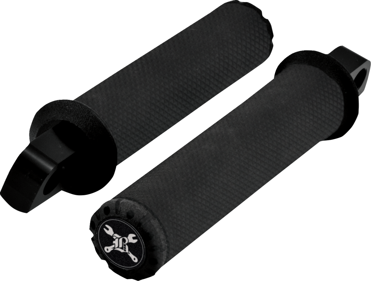BURLY BRAND Hawk Grips - Dual Cable - Black Textured B16-1008TB