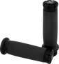 BURLY BRAND Hawk Grips - TBW - Black Machined B16-1009BM