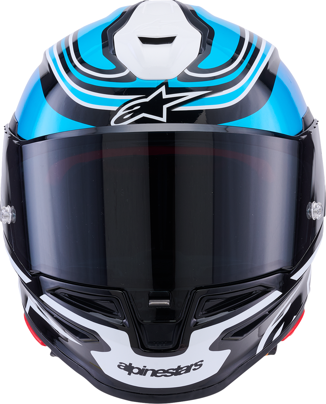 ALPINESTARS Supertech R7 Helmet - Zeal - 22.06 - Gloss Black/Blue/Pink Fluo/White - 2XL 8202826-1636-2XL
