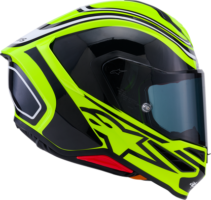 ALPINESTARS Supertech R7 Helmet - Zeal - 22.06 - Gloss Yellow Fluo/Black/White - 2XL 8202826-5021-2XL