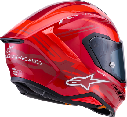 ALPINESTARS Supertech R7 Helmet - 22.06 - A-Core - Gloss Red/White - Medium 8203426-3182-M
