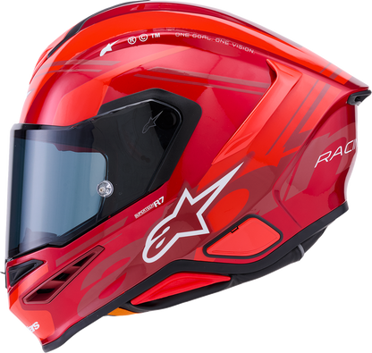 ALPINESTARS Supertech R7 Helmet - 22.06 - A-Core - Gloss Red/White - Medium 8203426-3182-M