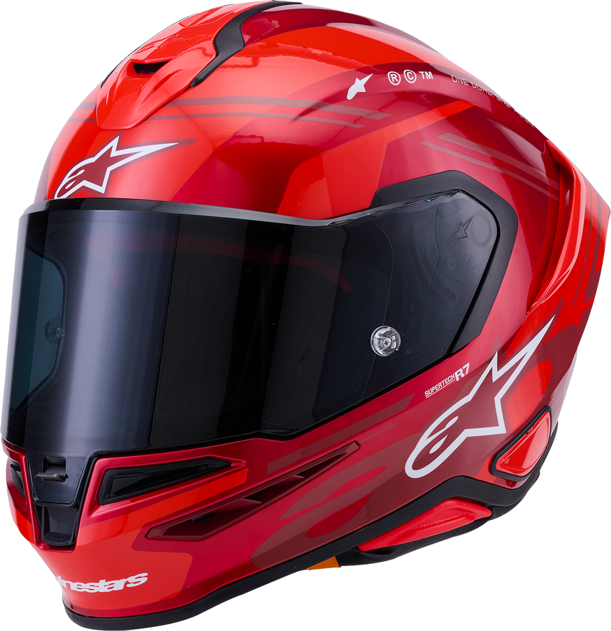 ALPINESTARS Supertech R7 Helmet - 22.06 - A-Core - Gloss Red/White - 2XL 8203426-3182-2XL