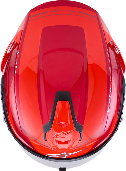 ALPINESTARS Supertech R7 Helmet - 22.06 - A-Core - Gloss Red/White - 2XL 8203426-3182-2XL