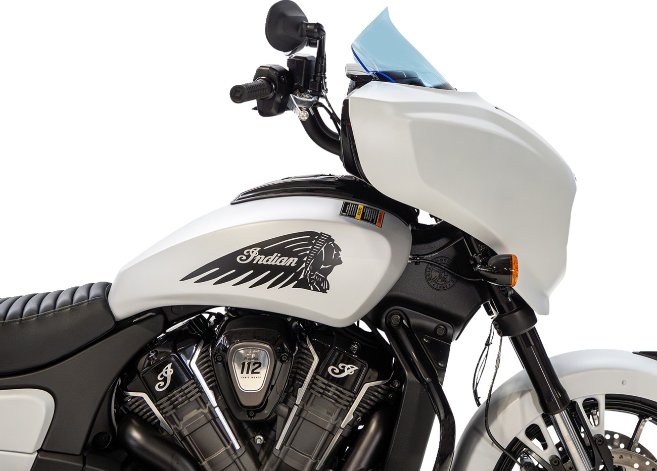 KLOCK WERKS Windshield - 9" - Blue Ice - Chieftain PowerPlus/Roadmaster PowerPlus KWW-04-0650