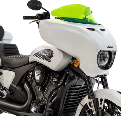 KLOCK WERKS Windshield - 9" - Green Ice - Chieftain PowerPlus/Roadmaster PowerPlus KWW-04-0649