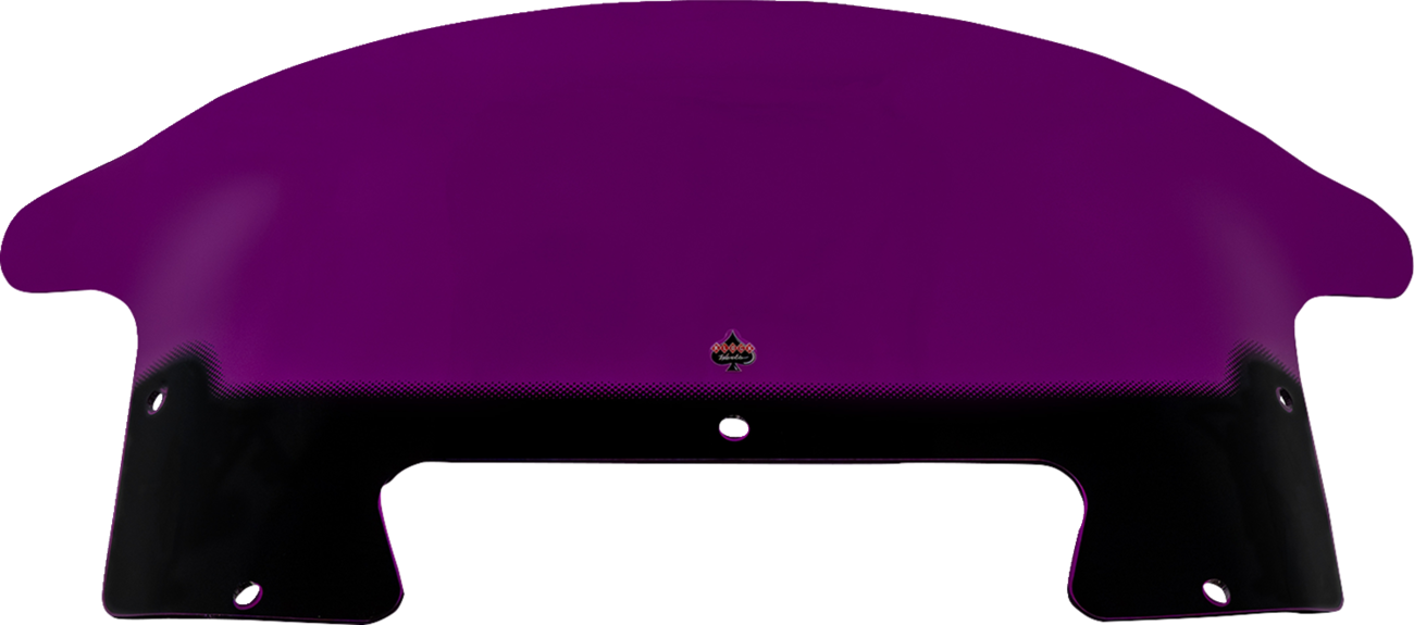 KLOCK WERKS Windshield - 9" - Purple - Chieftain PowerPlus/Roadmaster PowerPlus KWW-04-0656