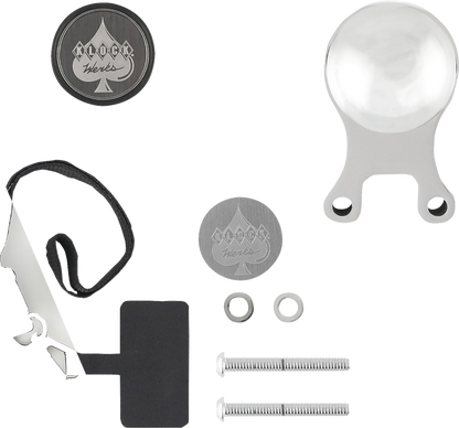 KLOCK WERKS iOmounts® Magnetic Phone Mount for BMW - Ambidextrous - Chrome KWD-06-0424-C