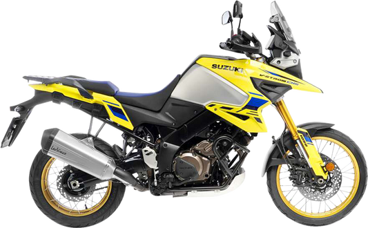 LEOVINCE LV-12 R Slip-On Muffler - Stainless Steel - V-Strom 1050 15315U