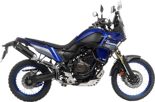 LEOVINCE LV One Evo Slip-On Muffler - High Mount - Black - Tenere 700 14465EBU: