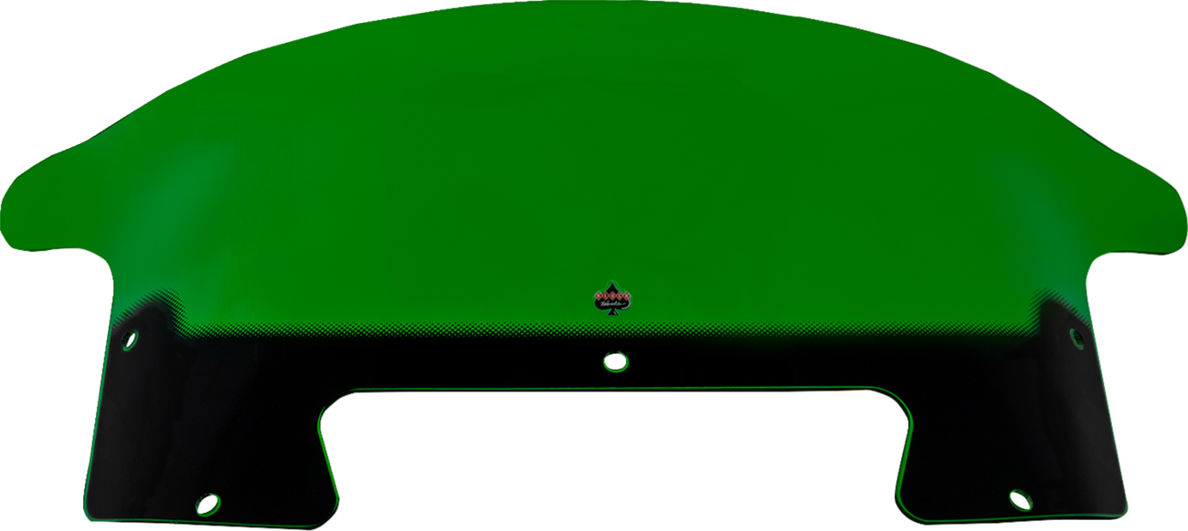 KLOCK WERKS Windshield - 9" - Green - Chieftain PowerPlus/Roadmaster PowerPlus KWW-04-0654