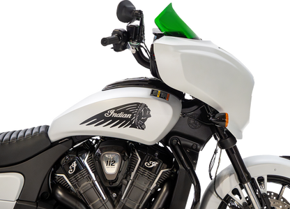 KLOCK WERKS Windshield - 9" - Green - Chieftain PowerPlus/Roadmaster PowerPlus KWW-04-0654