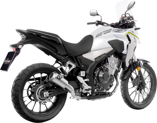 LEOVINCE LV-10 Slip-On Muffler - Stainless Steel - CB/CBR 500 F/R/X 15273U