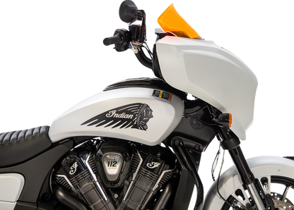 KLOCK WERKS Windshield - 9" - Orange Ice - Chieftain PowerPlus/Roadmaster PowerPlus KWW-04-0647