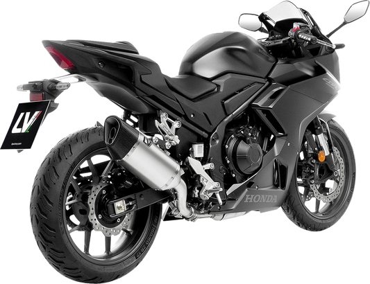 LEOVINCE LV-14 R Slip-On Muffler - Titanium - CB/CBR 500 F/R/X 15634TU