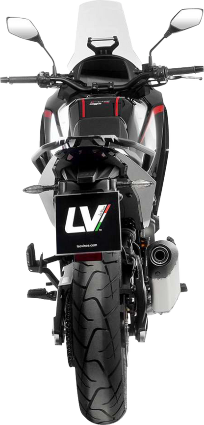 LEOVINCE LV-14 Slip-On Muffler - Stainless Steel - X-Cape 700 15633U