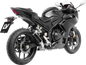 LEOVINCE GP Corsa Evo Slip-On Muffler - Black Stainless Steel - CB/CBR 500 F/R/X 15506EBU