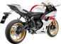 LEOVINCE 2-into-1 LV-10 Exhaust System - Black Stainless Steel - Yamaha 700 15272BU