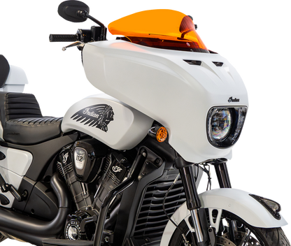 KLOCK WERKS Windshield - 9" - Orange - Chieftain PowerPlus/Roadmaster PowerPlus KWW-04-0652